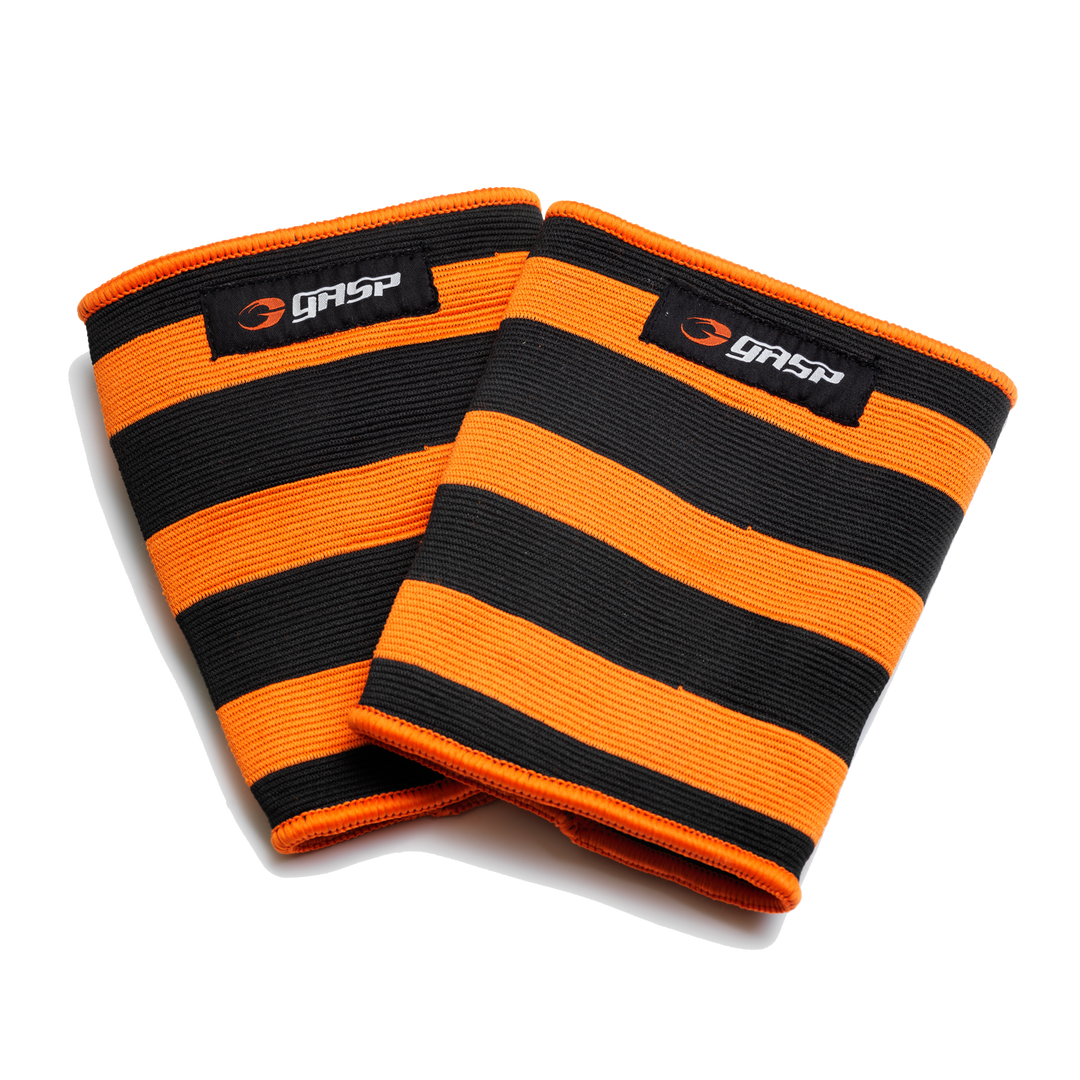 Power elbow sleeves, Black/Flame - MUSL BUDDIES