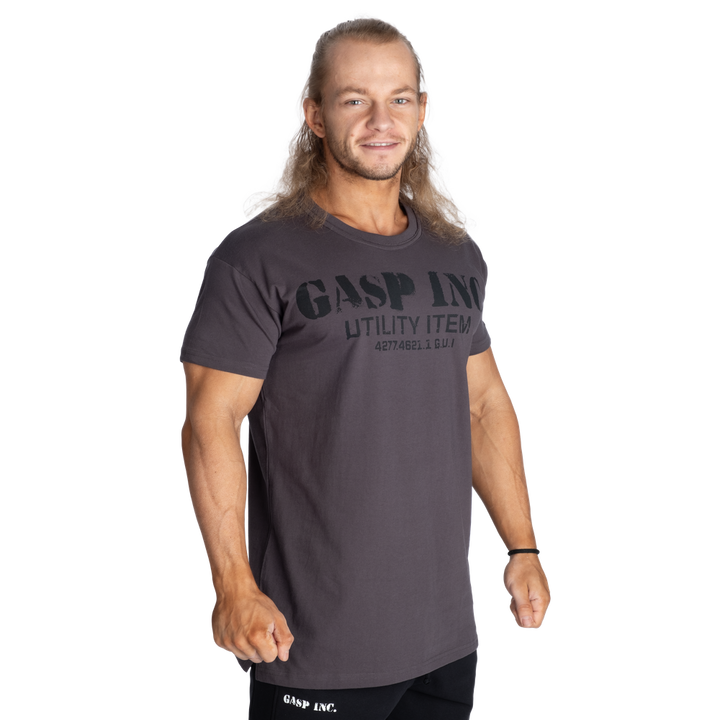 Gasp Inc Street Tee, Washed Iron