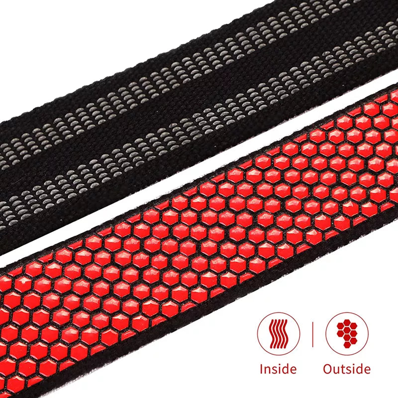 MUSL Buddies Lifting Strap - RED - MUSL BUDDIES