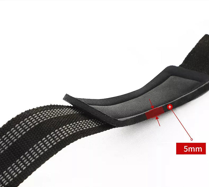 MUSL Buddies Lifting Strap - Grey - MUSL BUDDIES