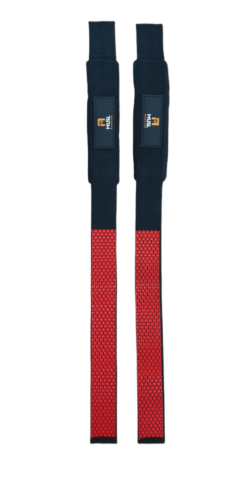 MUSL Buddies Lifting Strap - RED - MUSL BUDDIES