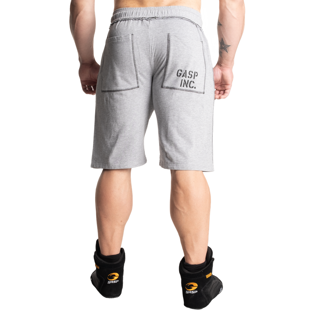 Division Sweatshorts, Light Grey Melange - MUSL BUDDIES