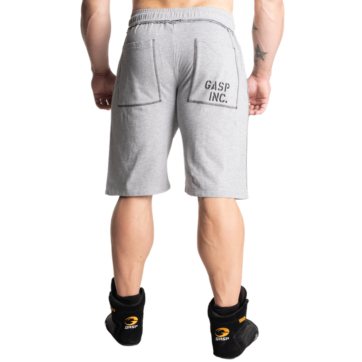 Division Sweatshorts, Light Grey Melange - MUSL BUDDIES