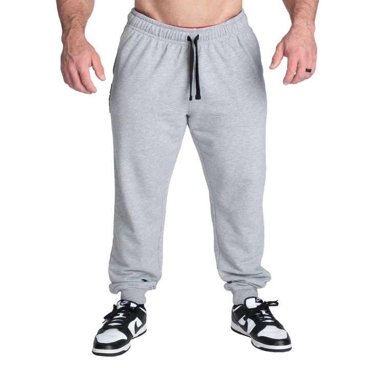 Baggy Street Pants, Light Grey Melange