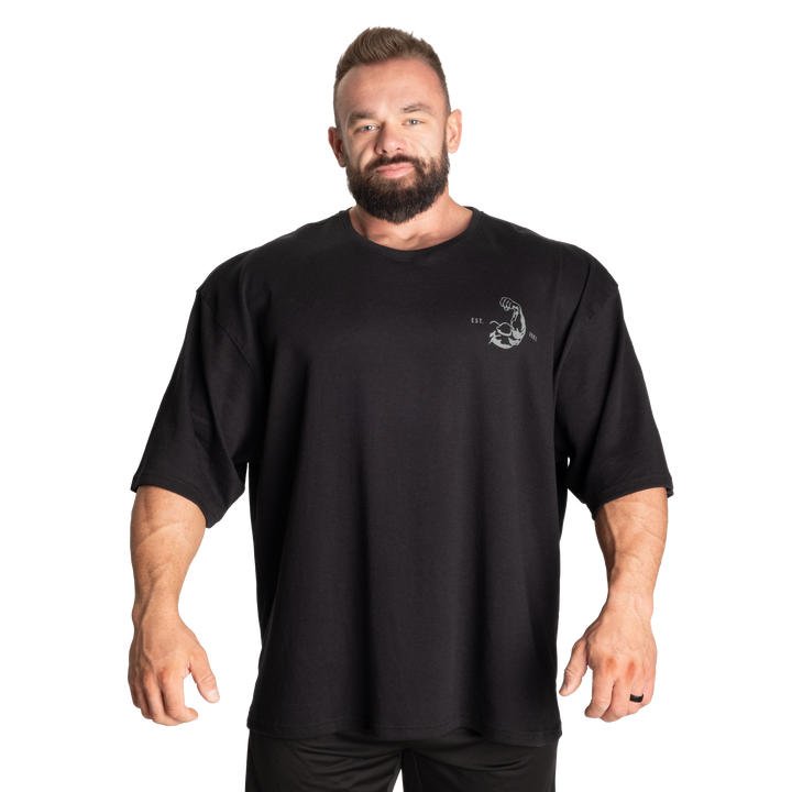 Muscle Iron Thermal Tee, Asphalt - MUSL BUDDIES