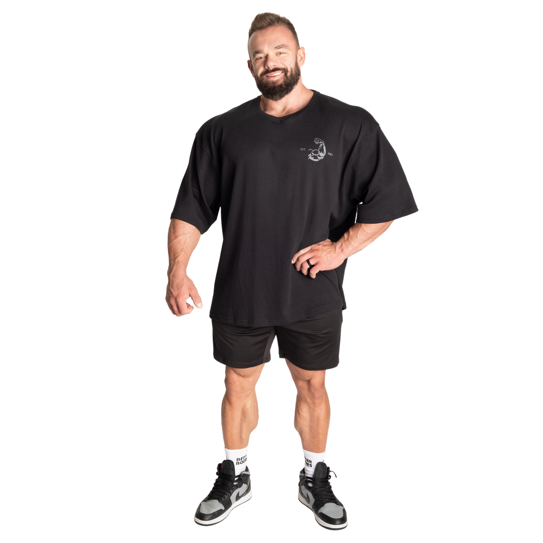 Muscle Iron Thermal Tee, Asphalt - MUSL BUDDIES