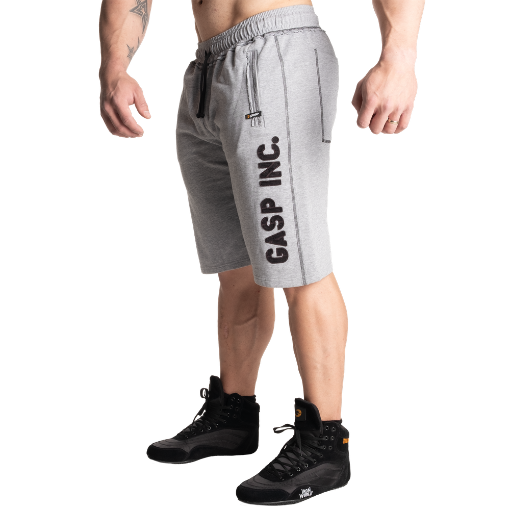 Division Sweatshorts, Light Grey Melange - MUSL BUDDIES