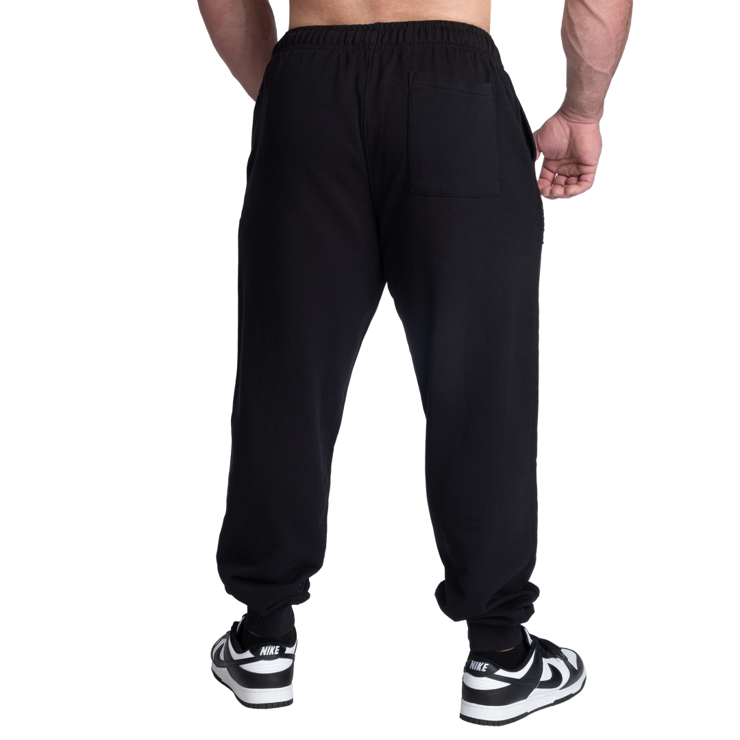 Baggy Street Pants, Black/Flame