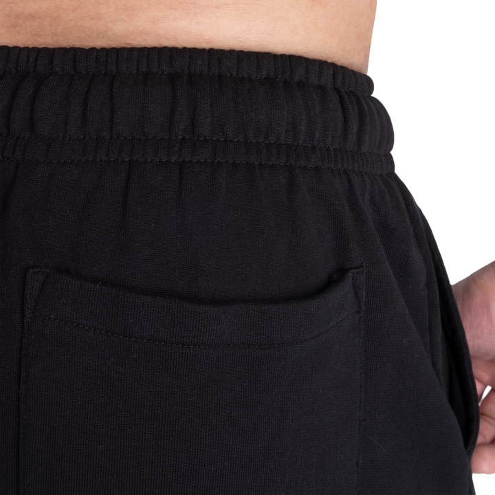 Baggy Street Pants, Black/Flame