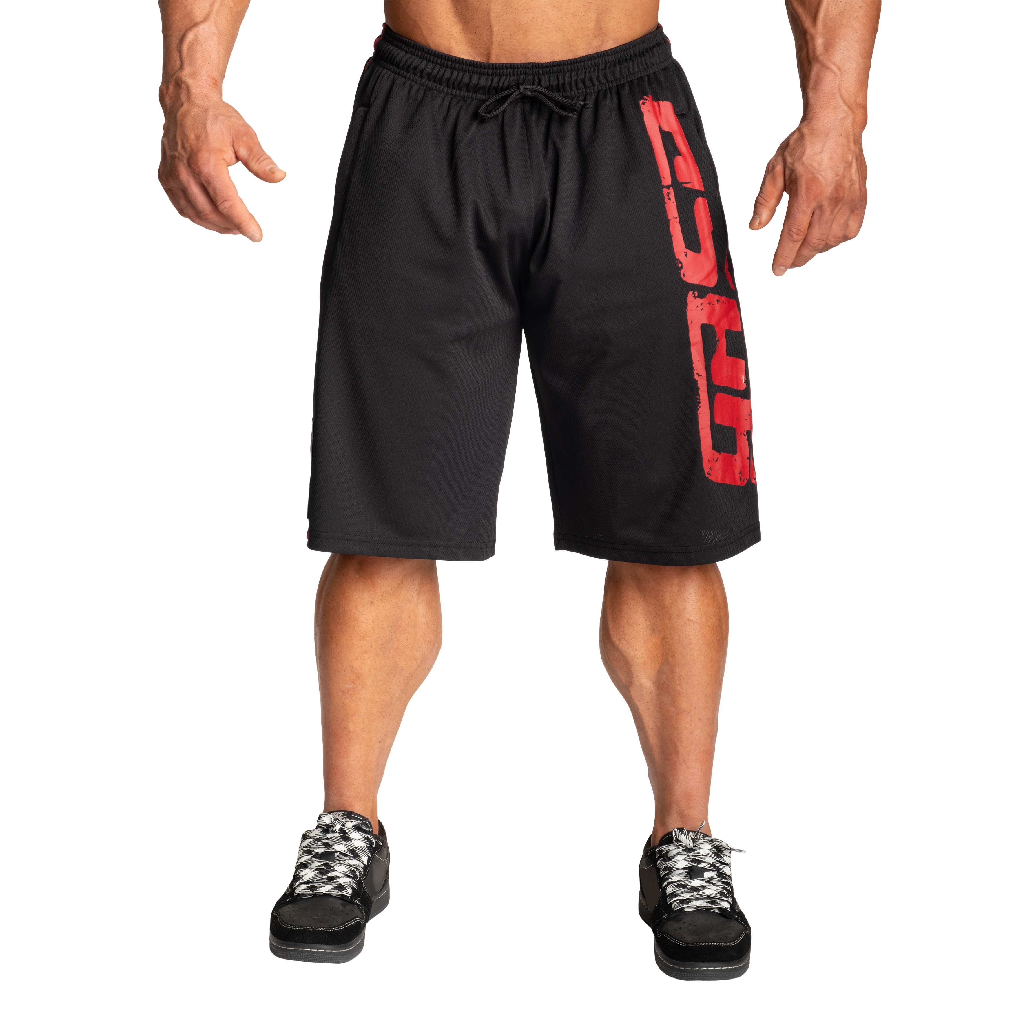 Pro mesh shorts, Black/Red