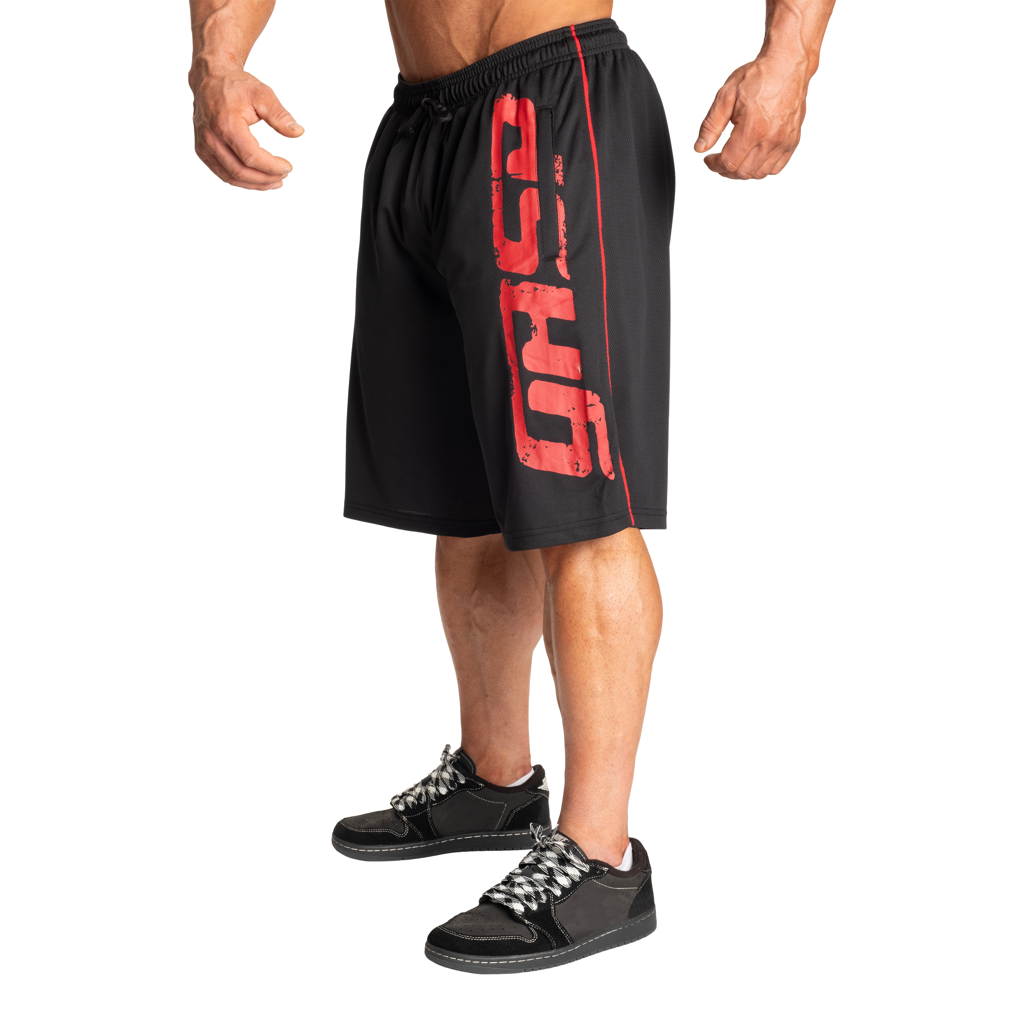 Pro mesh shorts, Black/Red