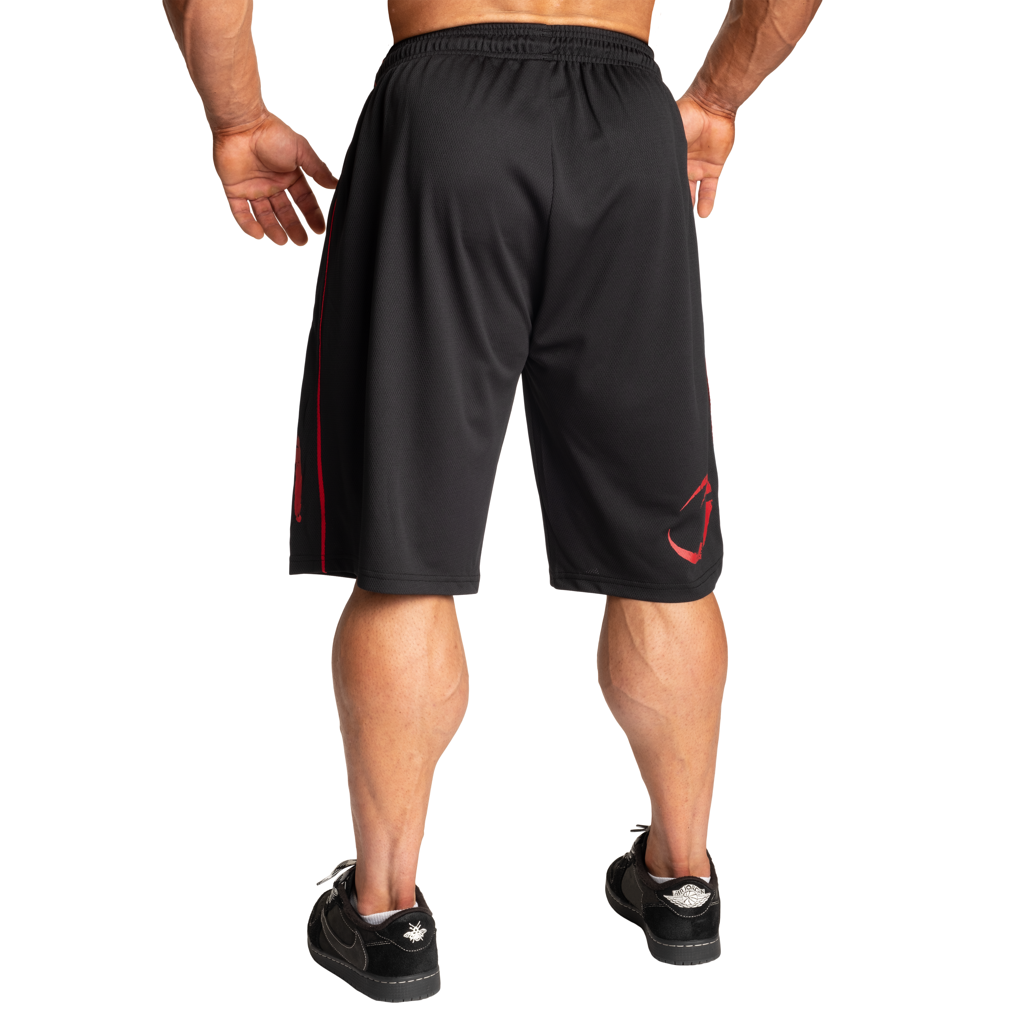 Pro mesh shorts, Black/Red