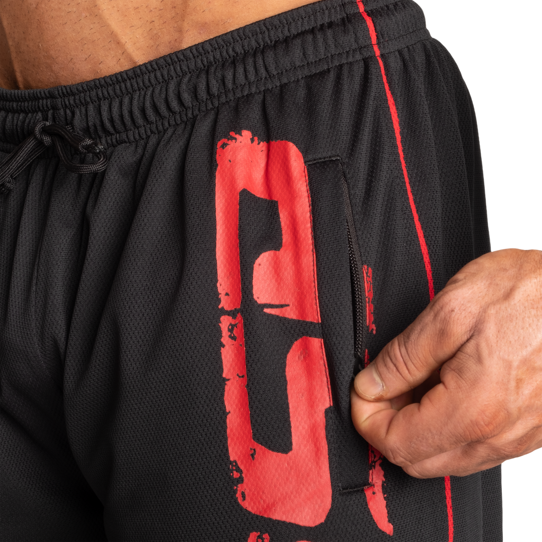 Pro mesh shorts, Black/Red