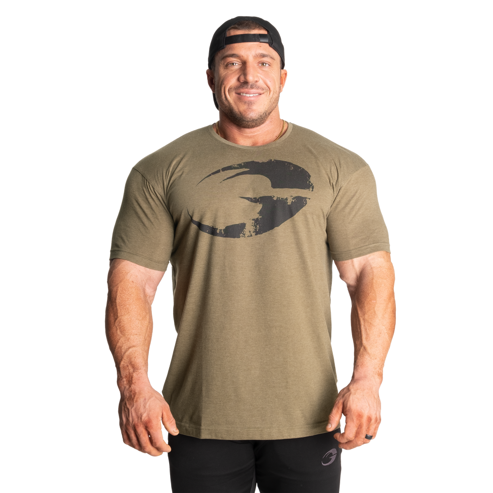Cadet Tee, Army Green Melange - MUSL BUDDIES