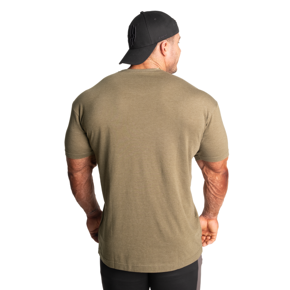 Cadet Tee, Army Green Melange - MUSL BUDDIES