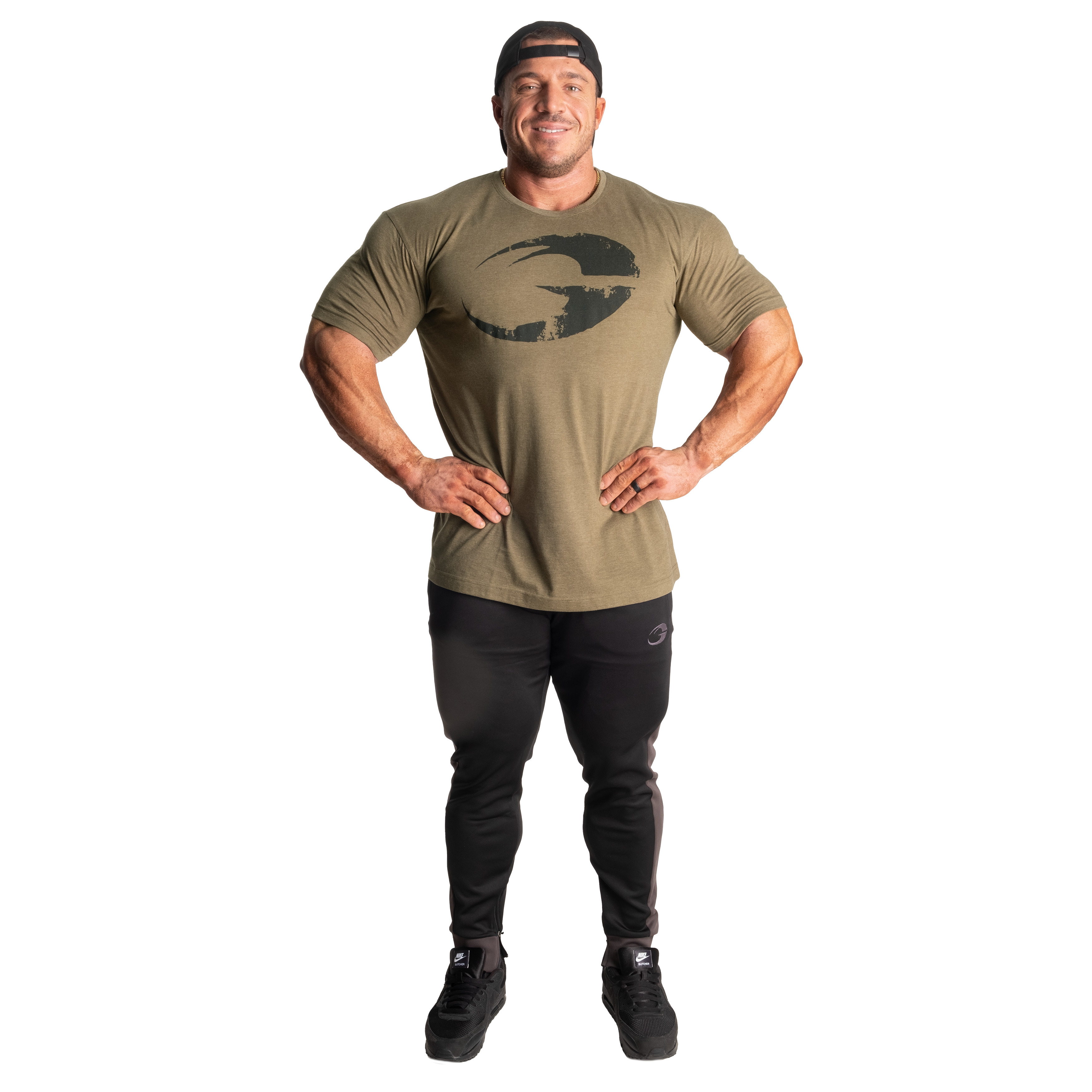 Cadet Tee, Army Green Melange