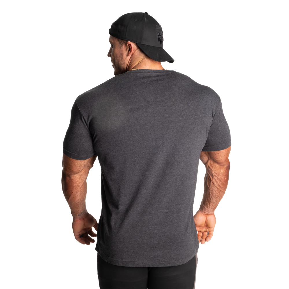 Cadet Tee, Dark Grey Melange - MUSL BUDDIES