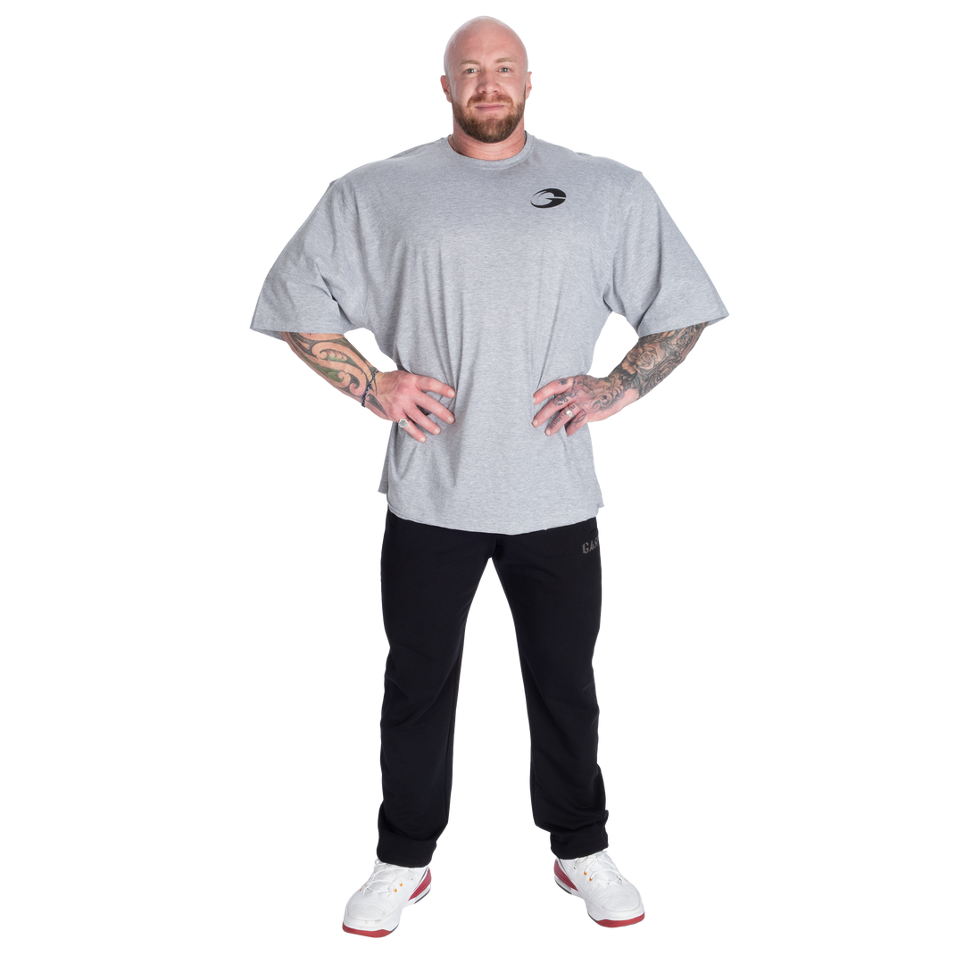 Division Iron Tee, Light Grey Melange