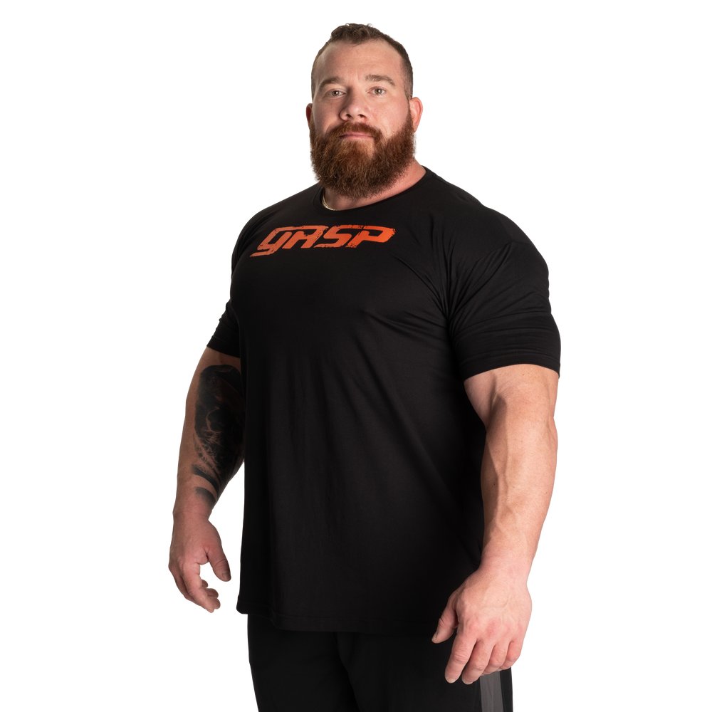 Legacy gym tee, Black/Flame - MUSL BUDDIES