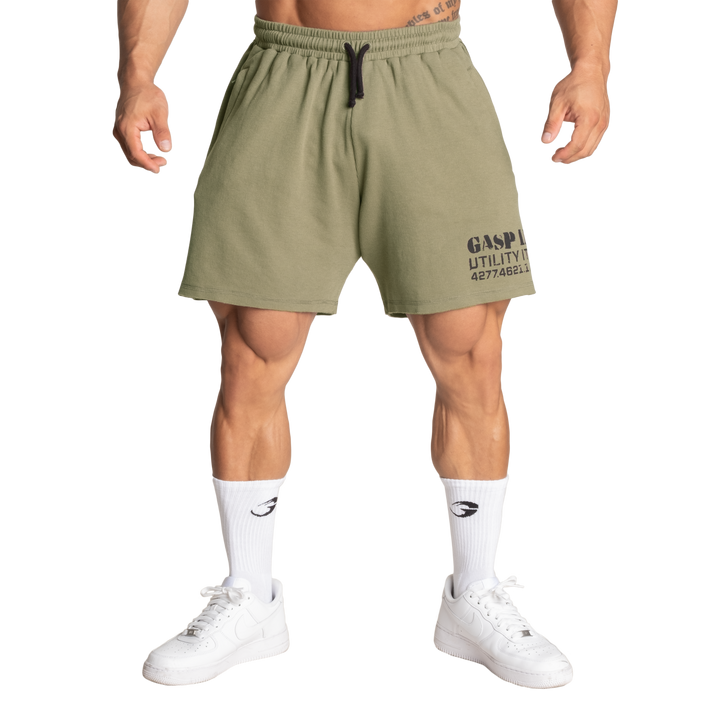 Thermal shorts 6", Washed Green