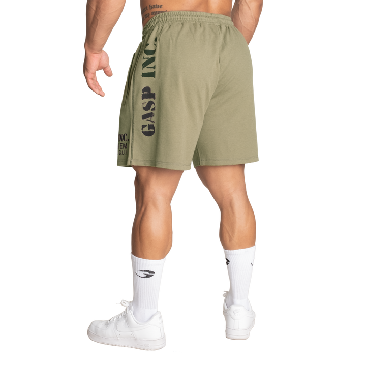 Thermal shorts 6", Washed Green