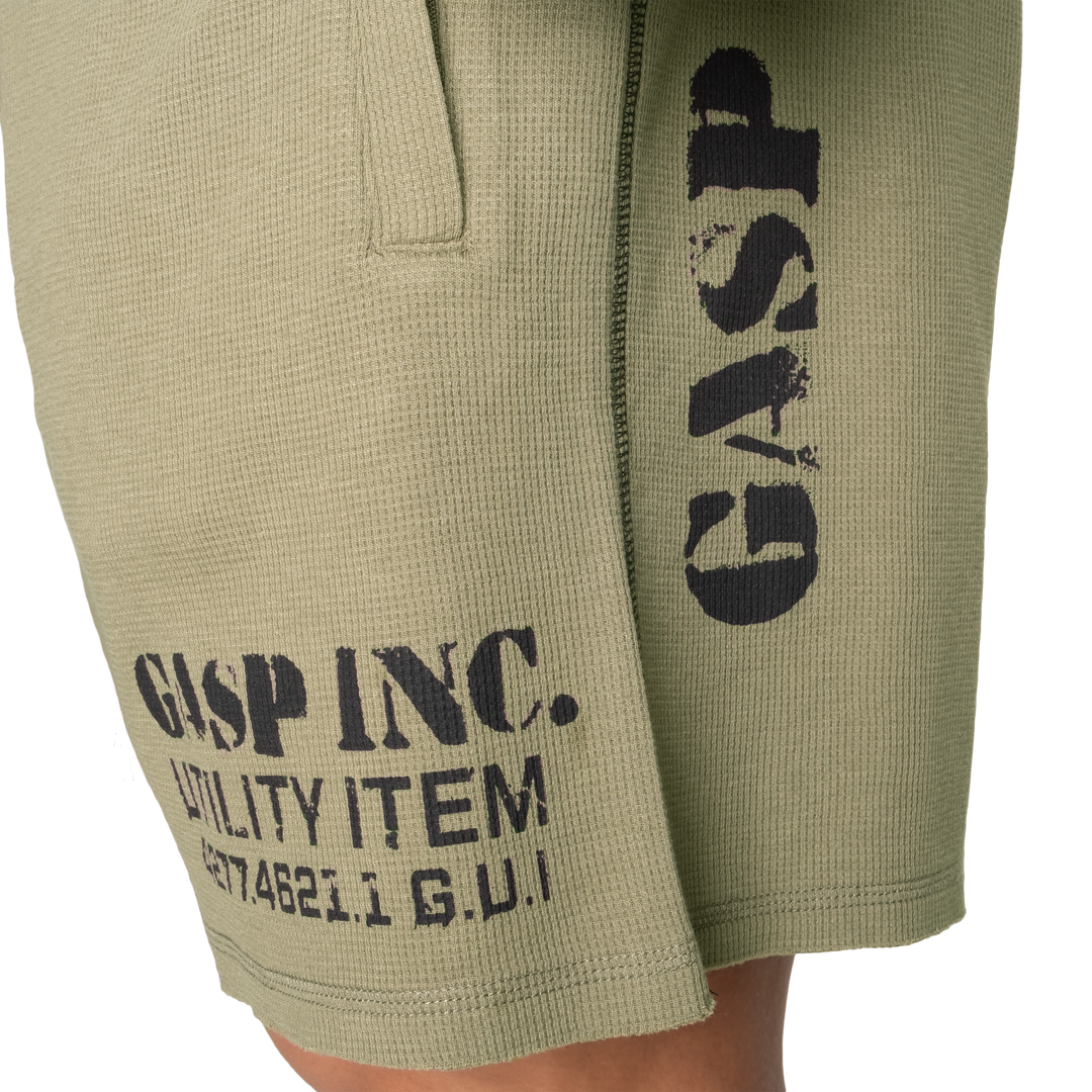 Thermal shorts 6", Washed Green