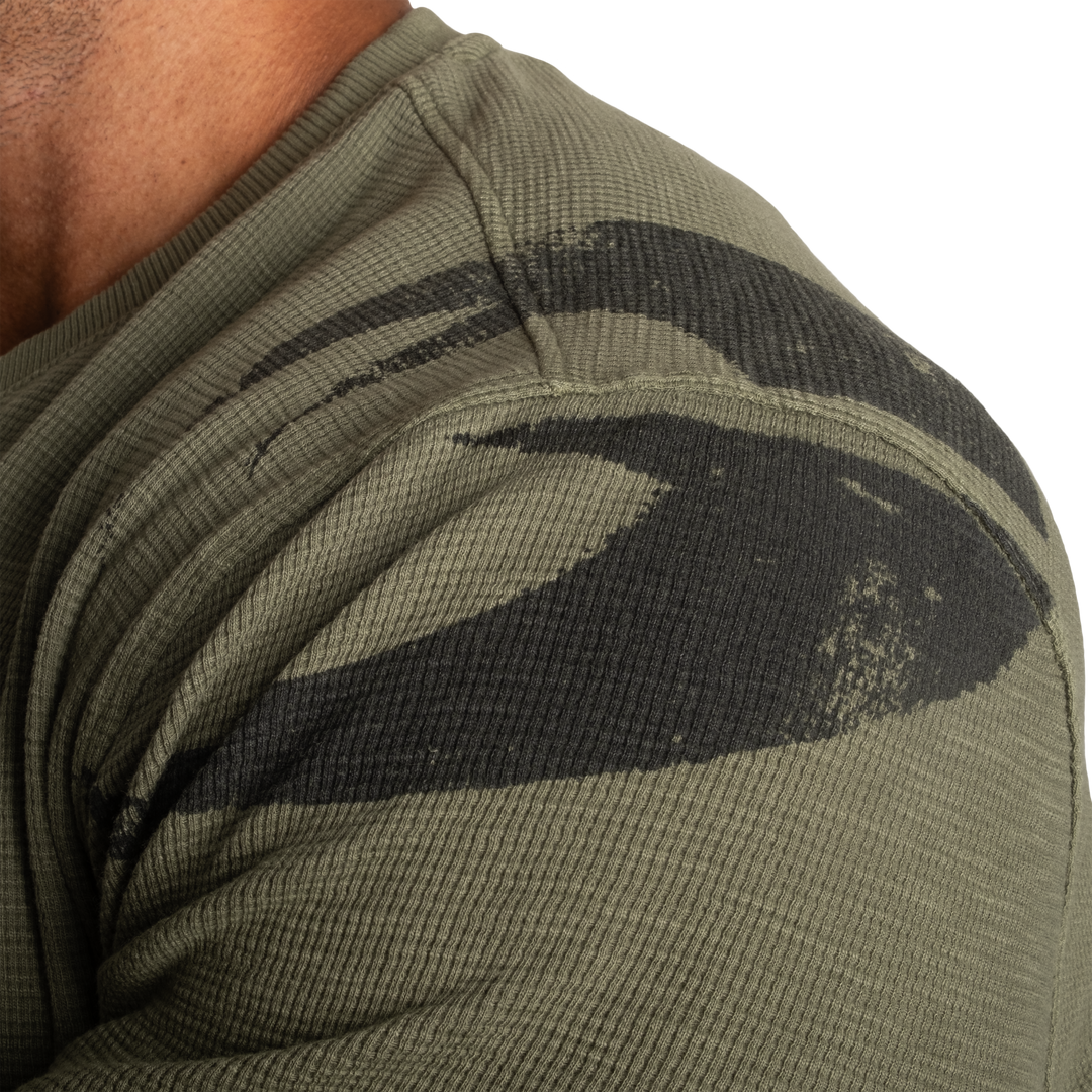 Thermal Henley, Washed Green