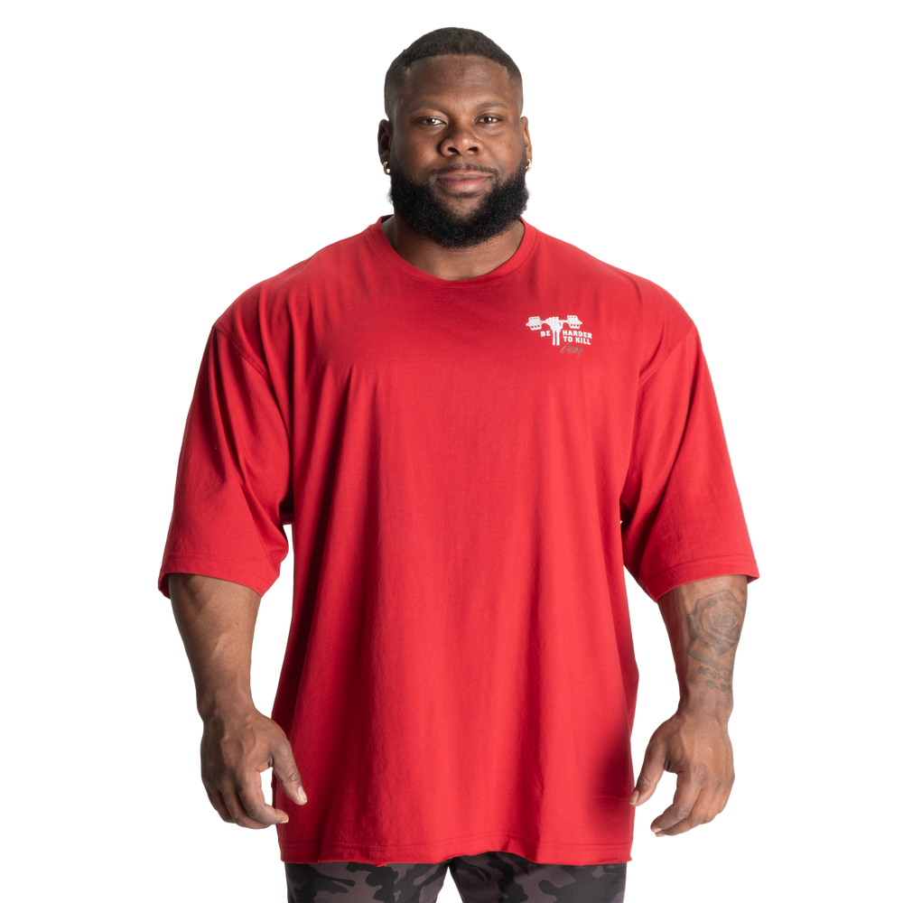 Harder To Kill Iron Tee, Chili Red - MUSL BUDDIES