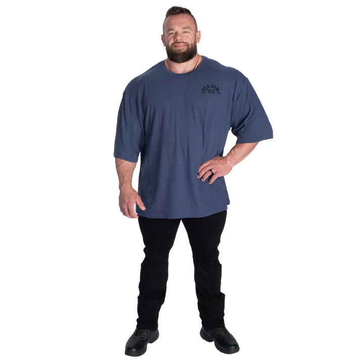 Slub Iron Tee, Washed Sky Blue