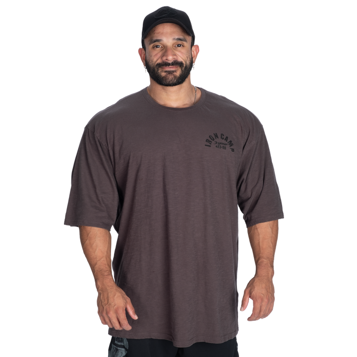 Slub Iron Tee, Washed Iron