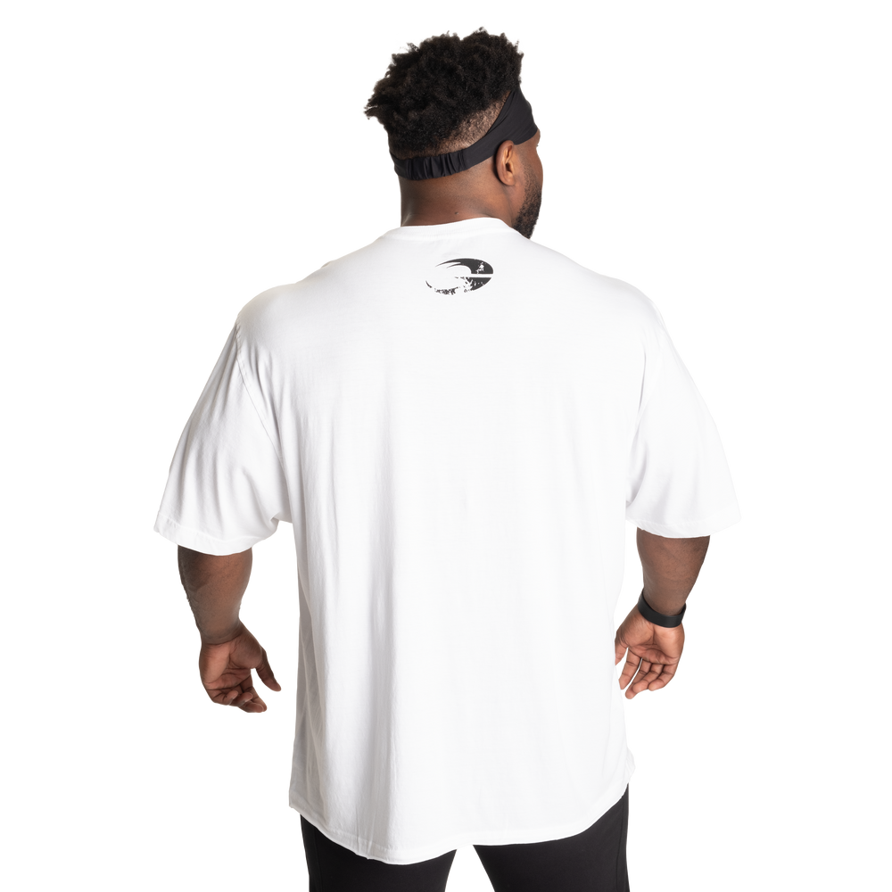 3045 Iron Tee, White - MUSL BUDDIES