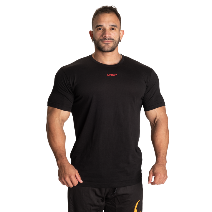 Gasp Standard Tee, Black/Red