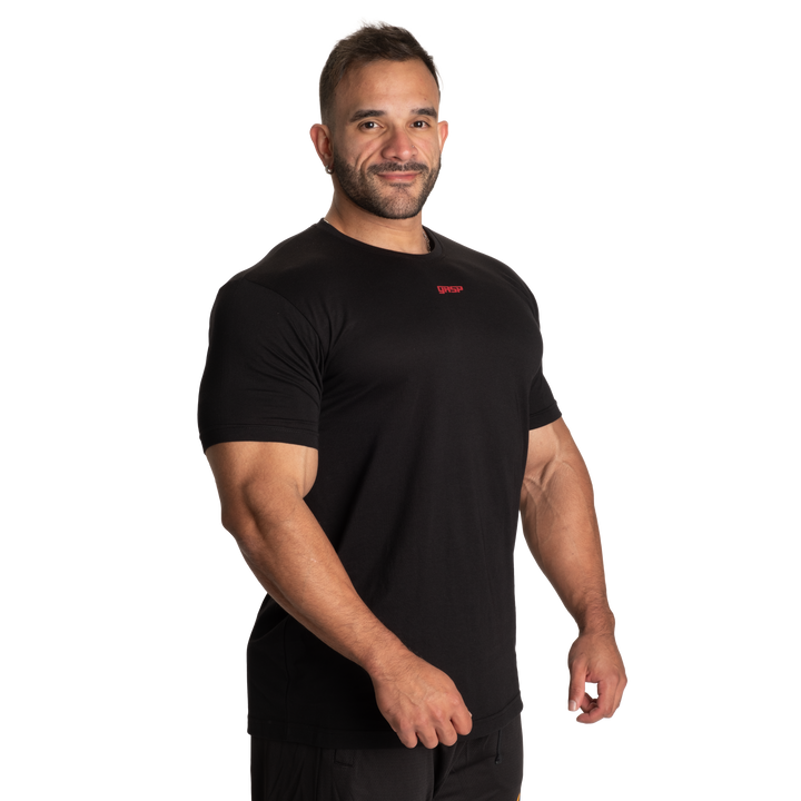 Gasp Standard Tee, Black/Red