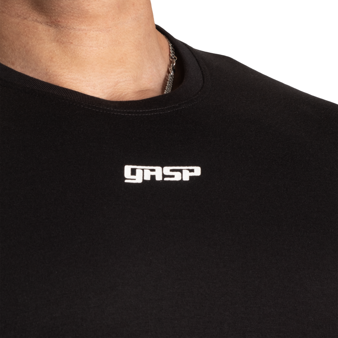 Gasp Standard Tee, Black/White