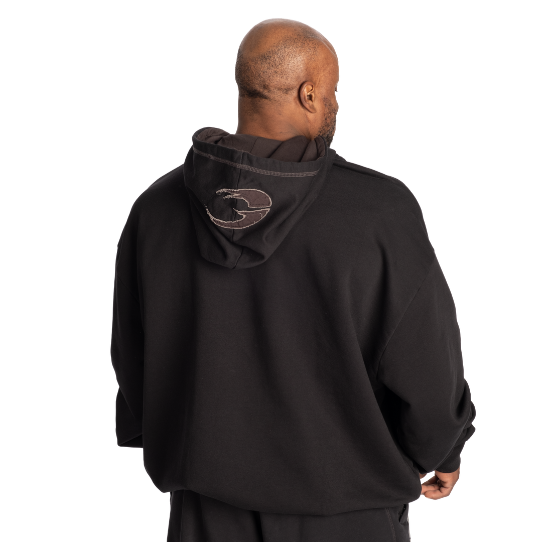 Gasp Hood Sweater, Black/Grey