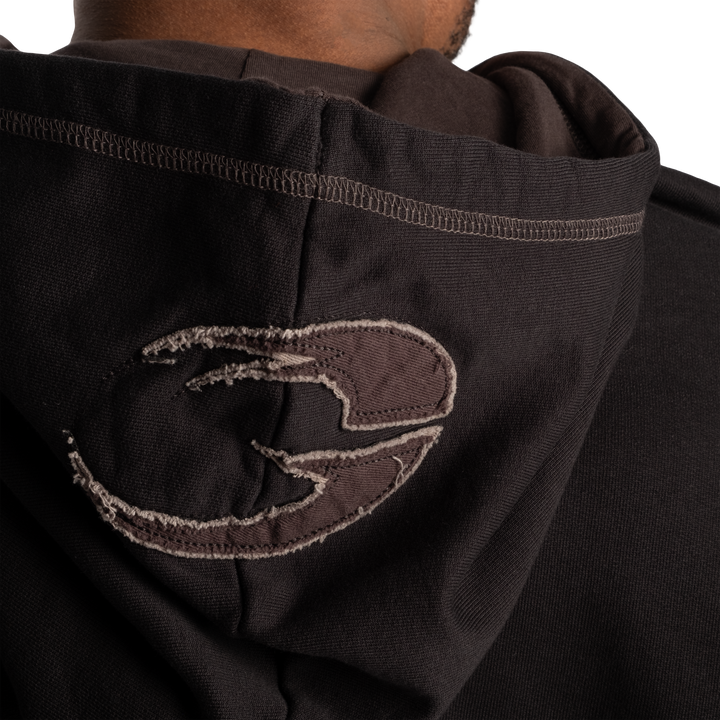 Gasp Hood Sweater, Black/Grey