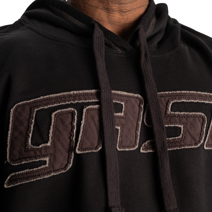 Gasp Hood Sweater, Black/Grey