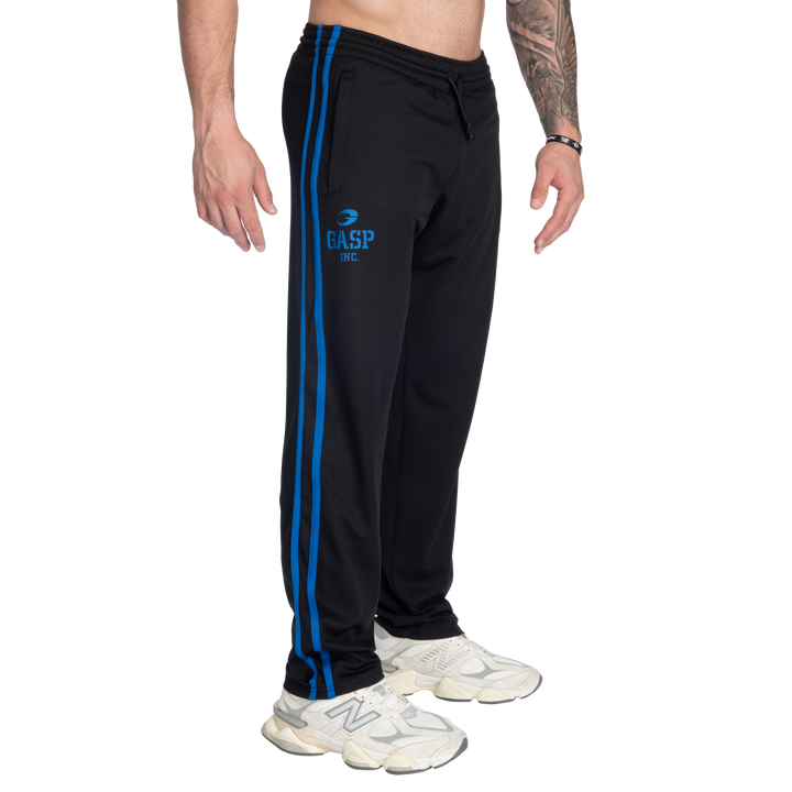 2 Stripe Standard Mesh Pant, Black/Blue
