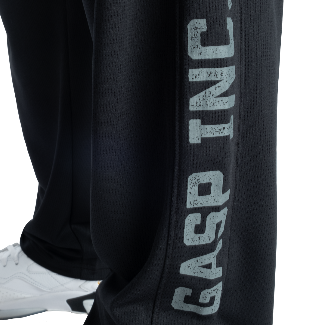 GASP INC Mesh Pant, Black/ White