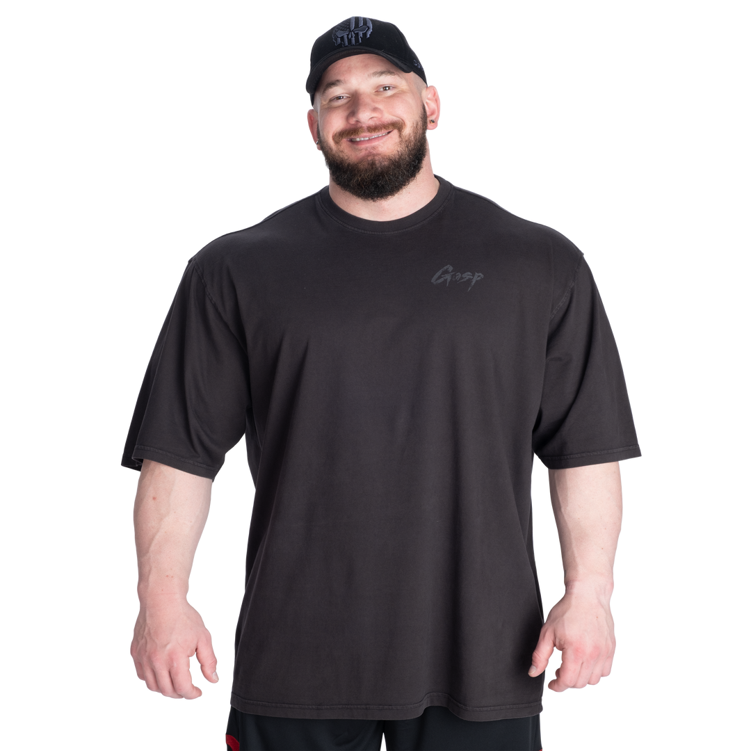Washed Iron Tee, Washed Black