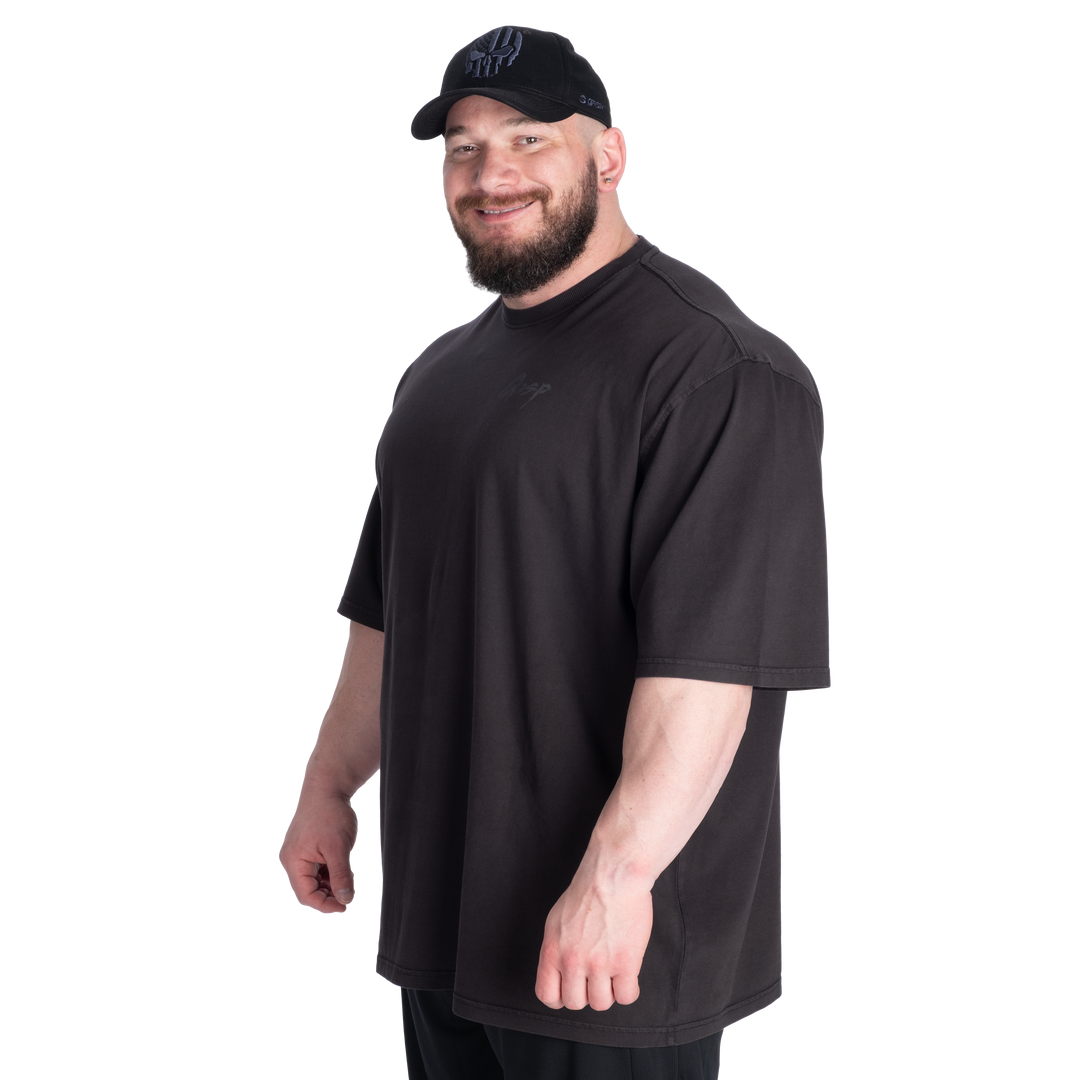 Washed Iron Tee, Washed Black