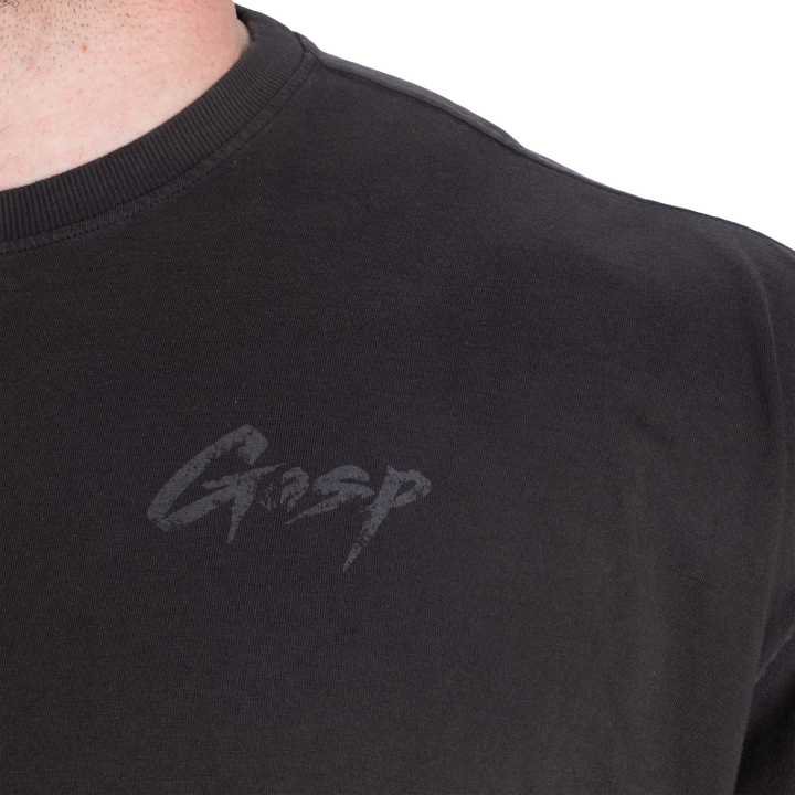Washed Iron Tee, Washed Black