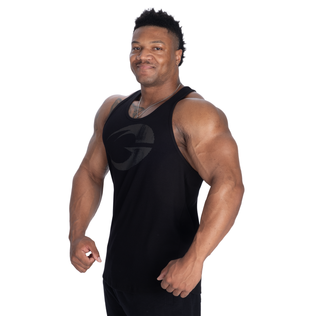 Gasp Rib Essential T-Back, Black