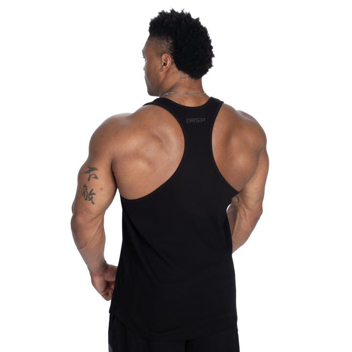 Gasp Rib Essential T-Back, Black