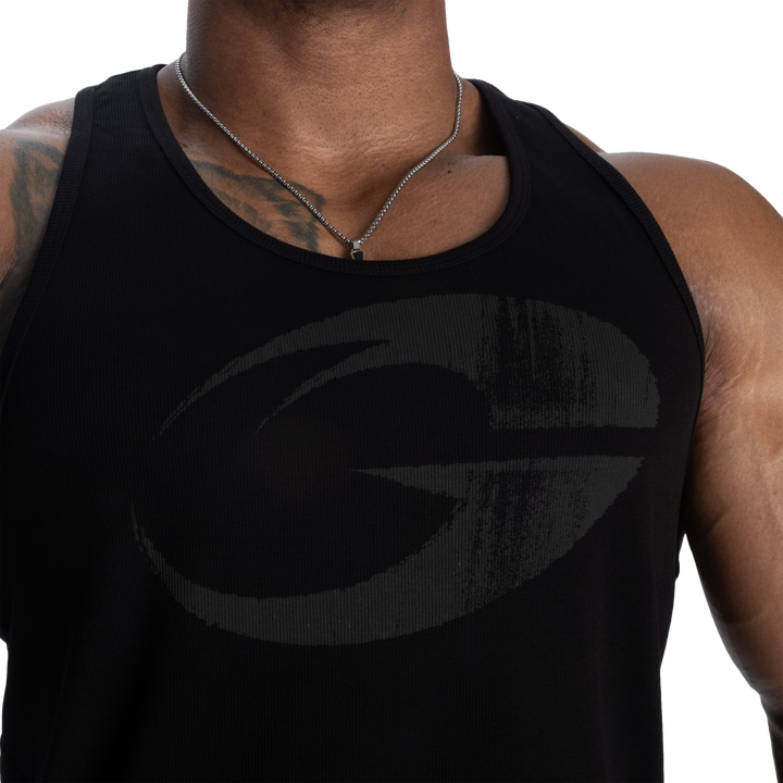 Gasp Rib Essential T-Back, Black