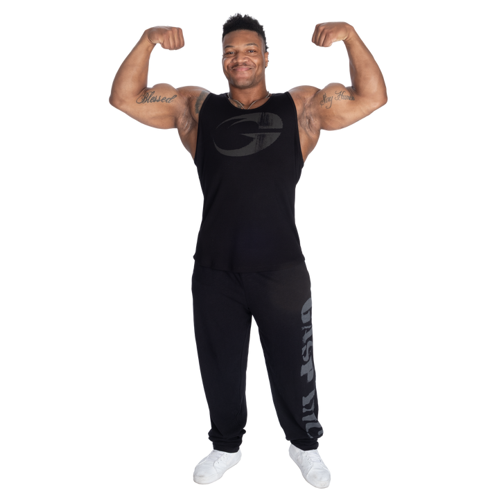 Gasp Rib Essential T-Back, Black