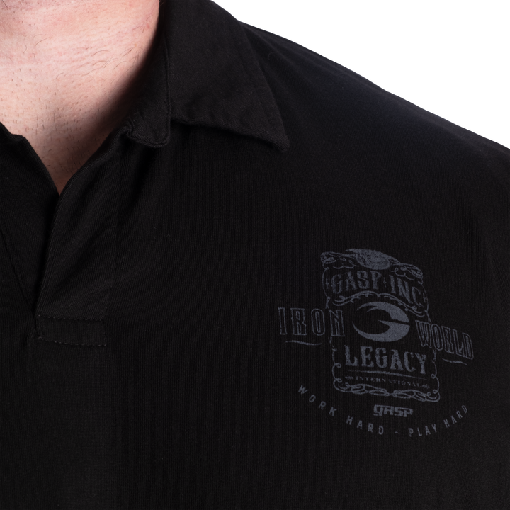 NC Polo Iron Tee, Black
