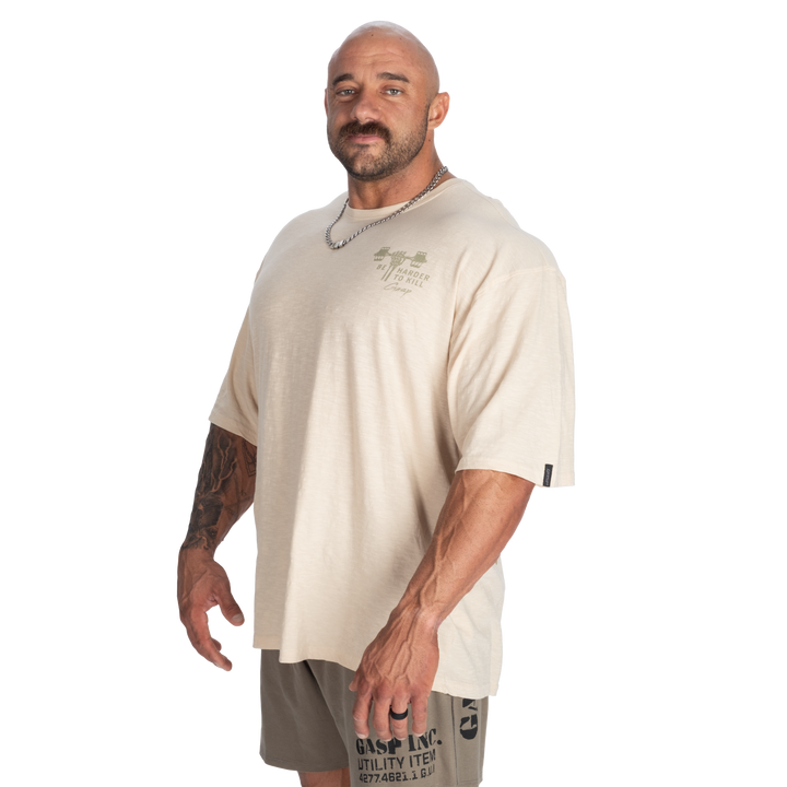 HTK Slub Iron Tee, Washed Desert