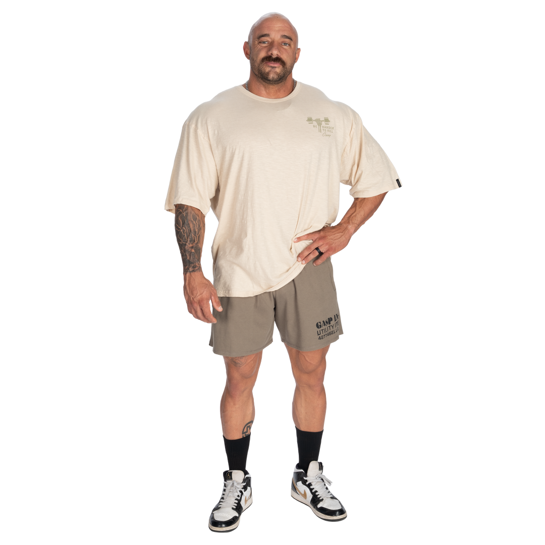 HTK Slub Iron Tee, Washed Desert