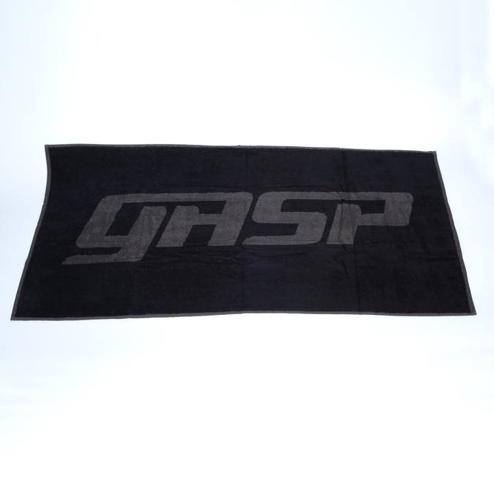 Gasp Towel, Black/Grey